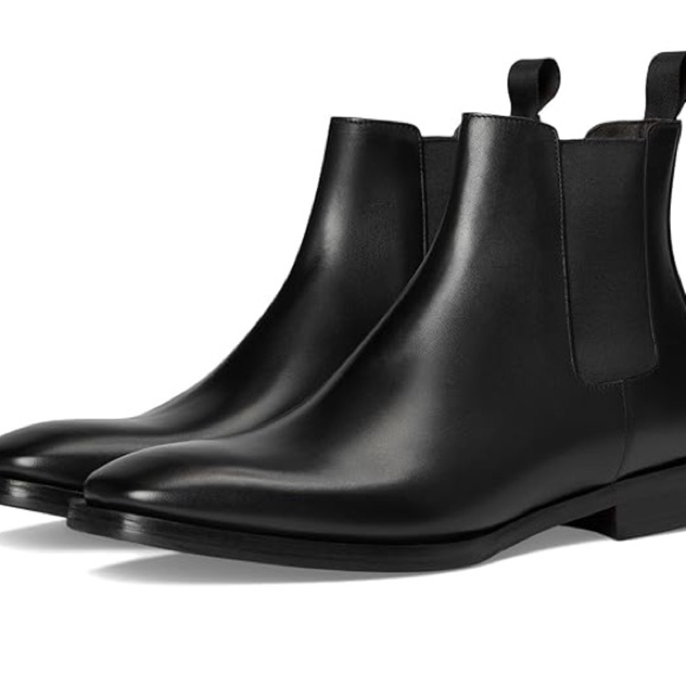 To Boot New York Christophe Black Calf Leather Men’s Chelsea Boot Size 13